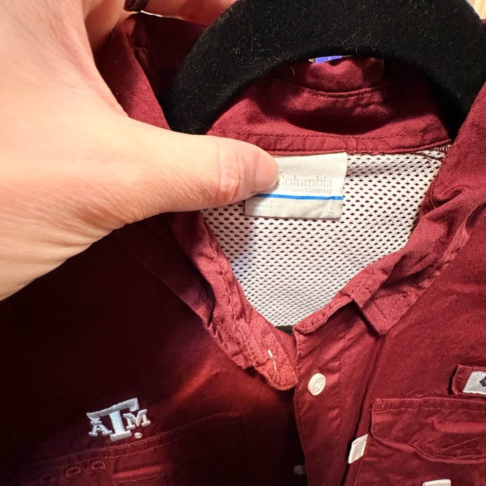 Texas A&M Kids Short Sleeve Fishing Shirt - Picture 3 of 3